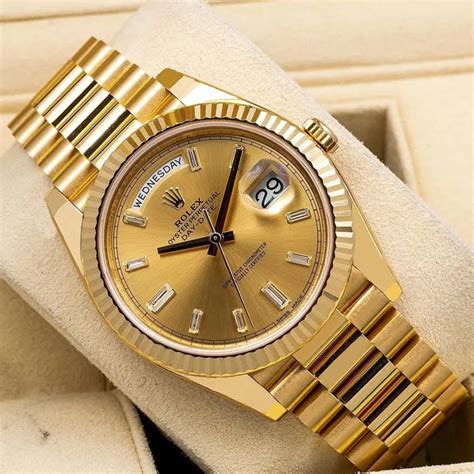 yellow gold rolex day date ii|day date 40mm yellow gold.